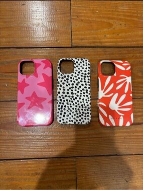 (692) x3 BURGA iPHONE 15 PHONE CASES